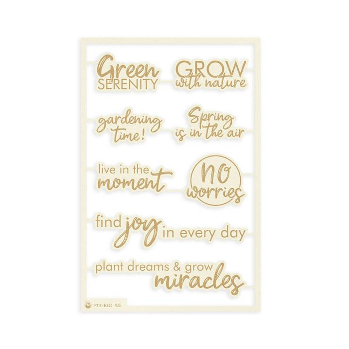 P13 Breathe And Bloom  - Chipboard Embellishments #7