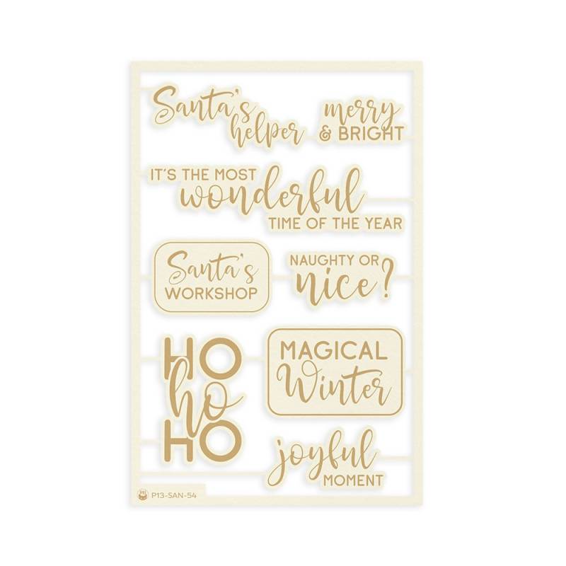 P13 Santa's Workshop - Chipboard Embellishments #6