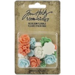 Tim Holtz Idea-ology - Heirloom Florals Embellishments