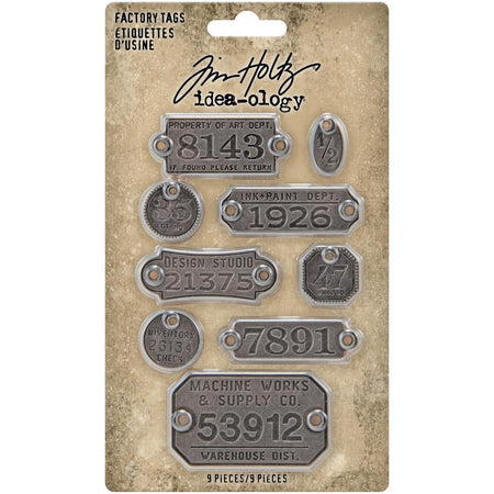 Tim Holtz Idea-ology - Factory Tags