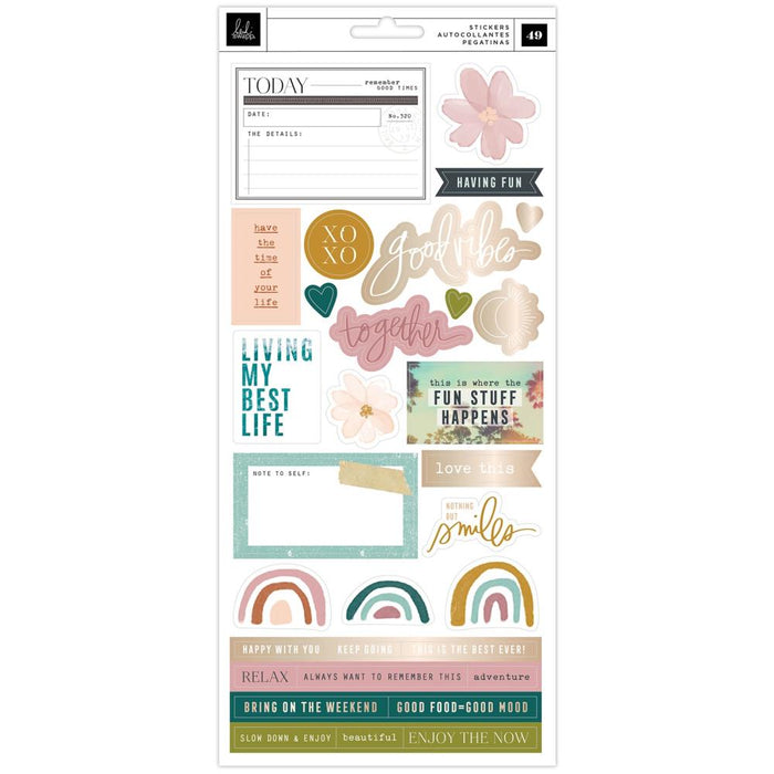 Heidi Swapp Care Free - Cardstock Stickers