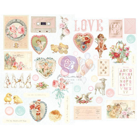 Prima Magic Love - Chipboard Stickers