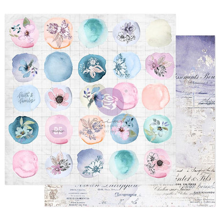 Prima Watercolor Floral - Watercolor Drops (foiled)