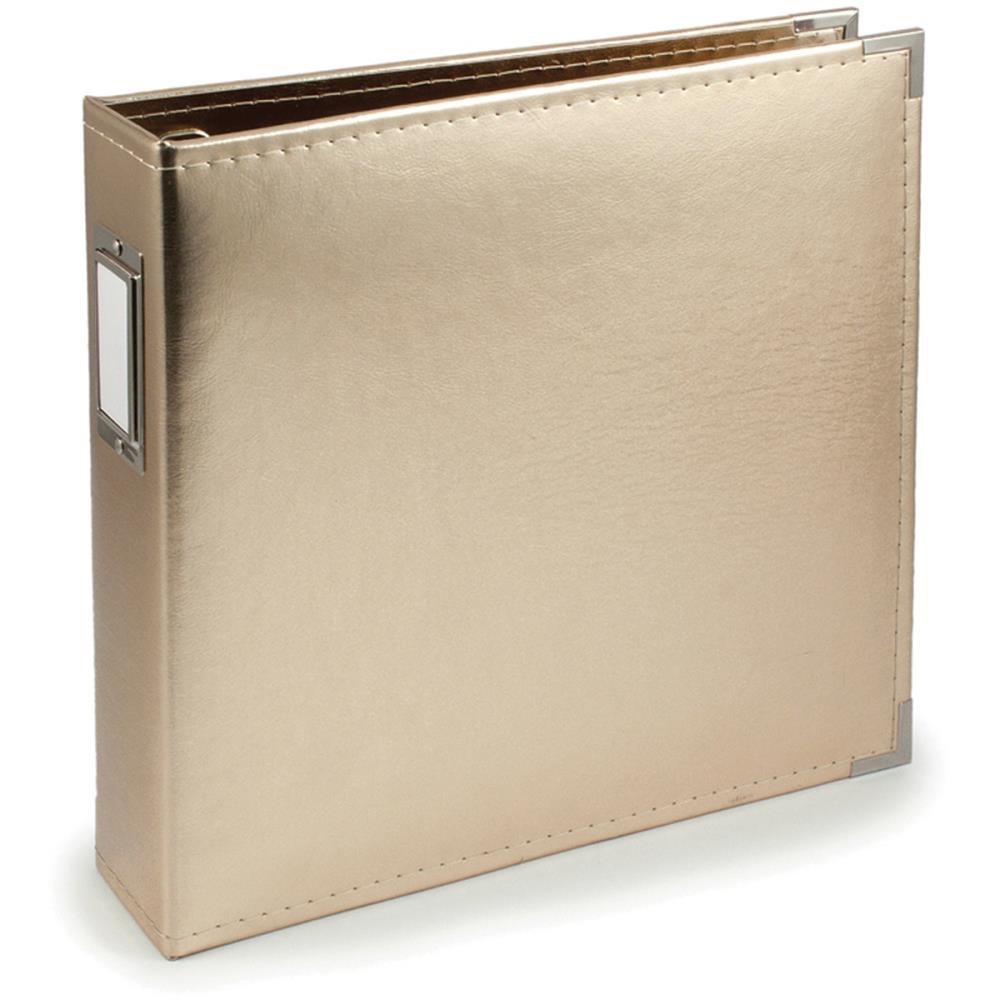 We R Memory Keepers Classic Leather D-Ring Album - Gold