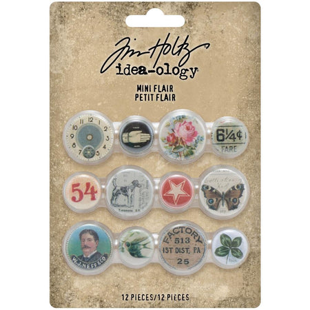 Tim Holtz Idea-Ology - Mini Flair Buttons