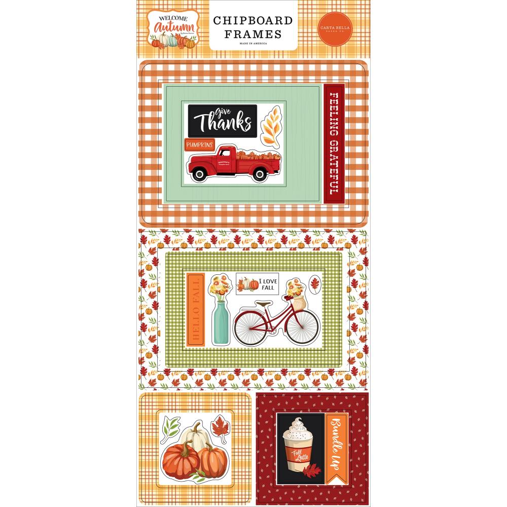 Carta Bella Welcome Autumn - Chipboard Frames