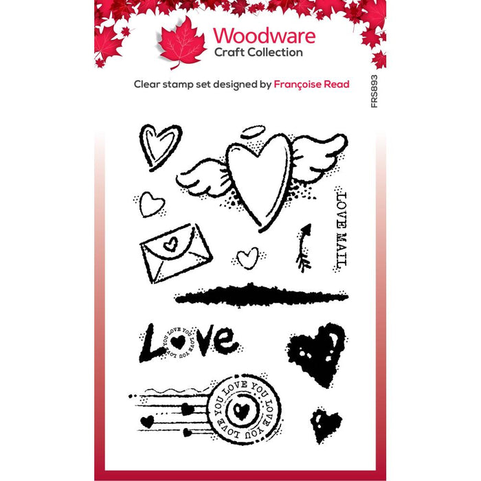 Woodware Clear Magic Stamp - Love Mail