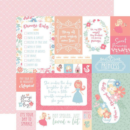 Echo Park Our Little Princess - Multi Journaling Cards