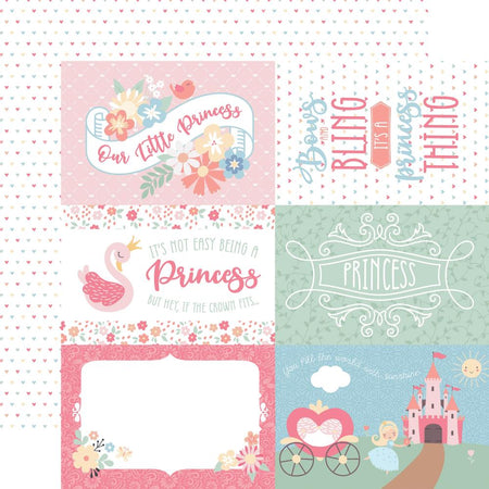 Echo Park Our Little Princess - 6x4 Journaling Cards