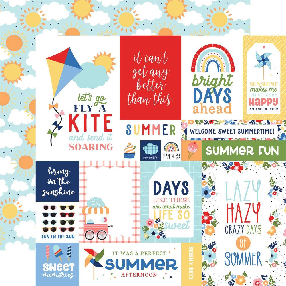 Echo Park My Favorite Summer - Multi Journaling Cards