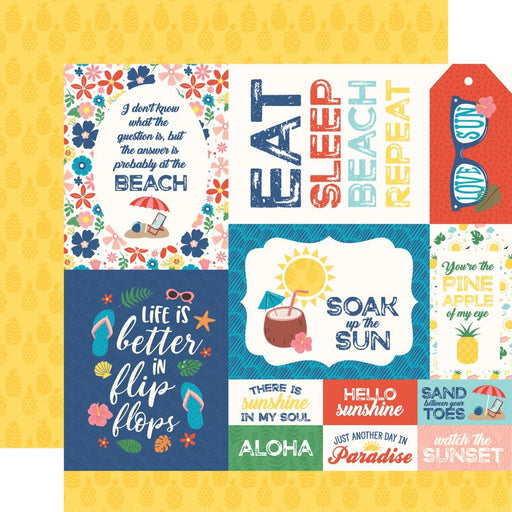 Echo Park Endless Summer - Multi Journaling Cards