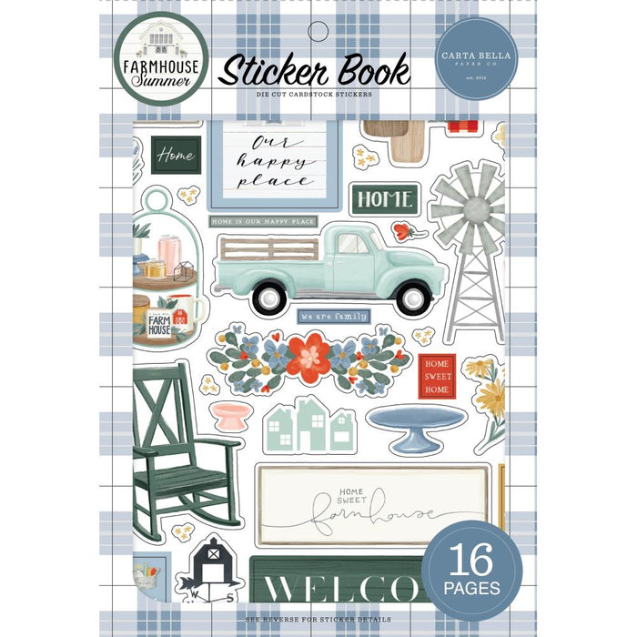 Carta Bella Farmhouse Summer - Sticker Book