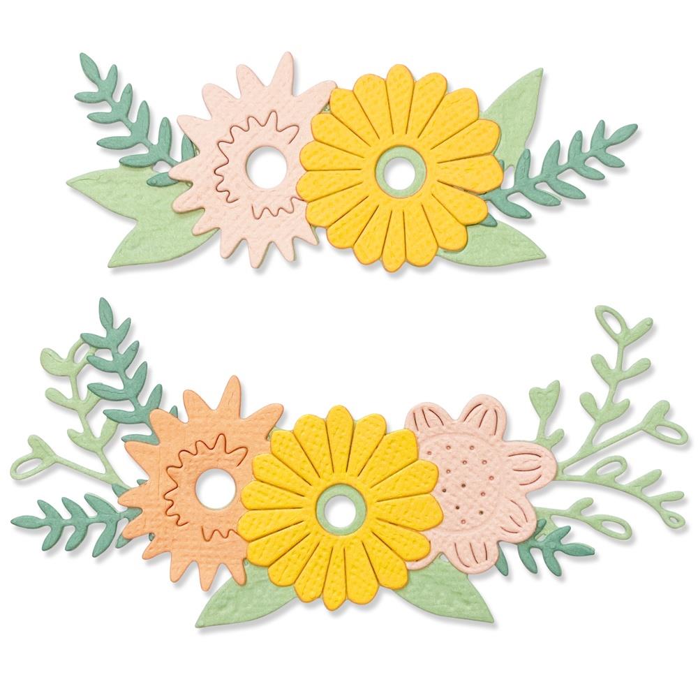 Sizzix Thinlits Die - Floral Contours