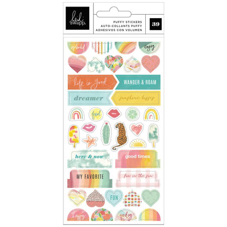 Heidi Swapp Sun Chaser - Mini Puffy Stickers