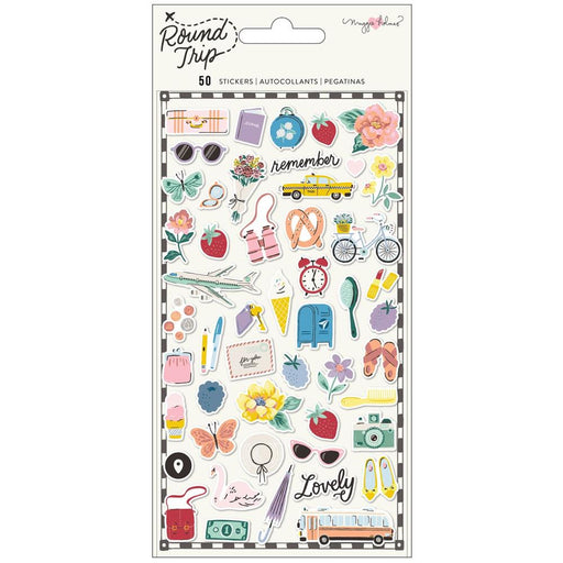 American Crafts Maggie Holmes Round Trip - Puffy Stickers