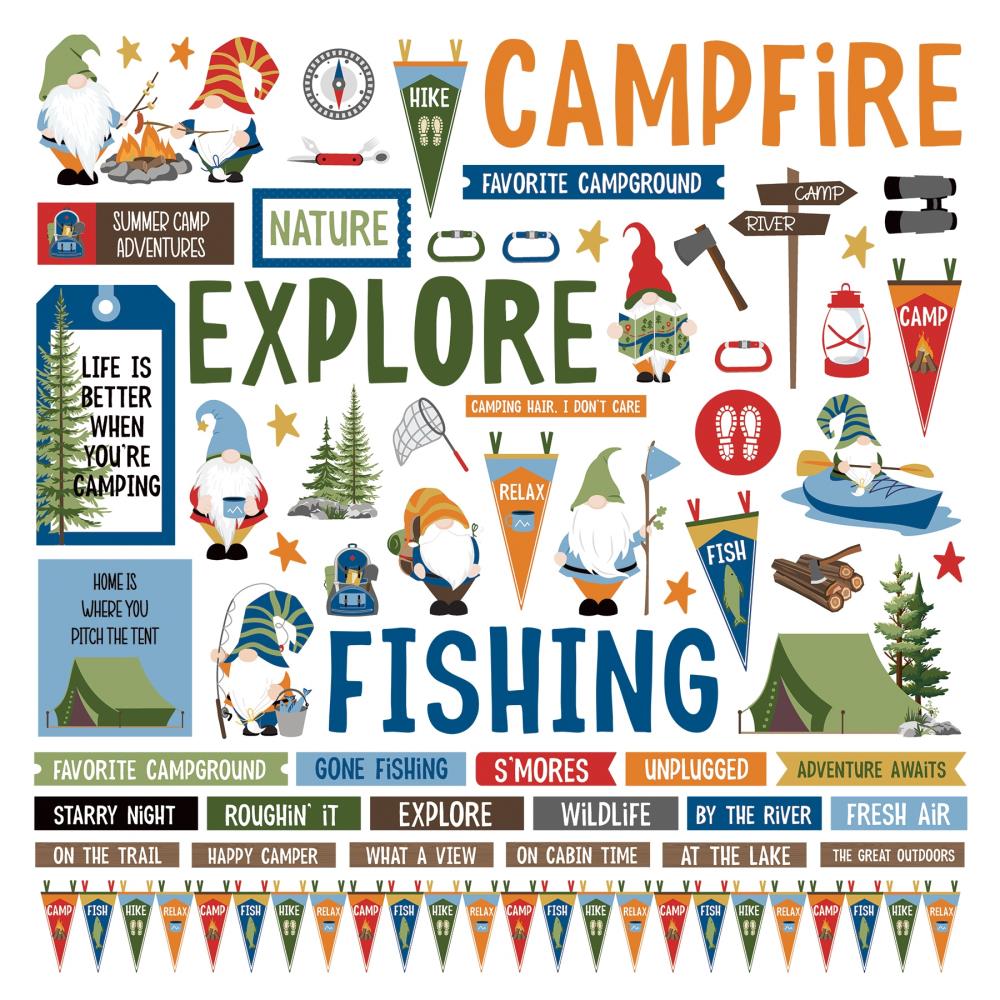 Photoplay Tulla and Norbert's Camping With My Gnomies - Element Stickers