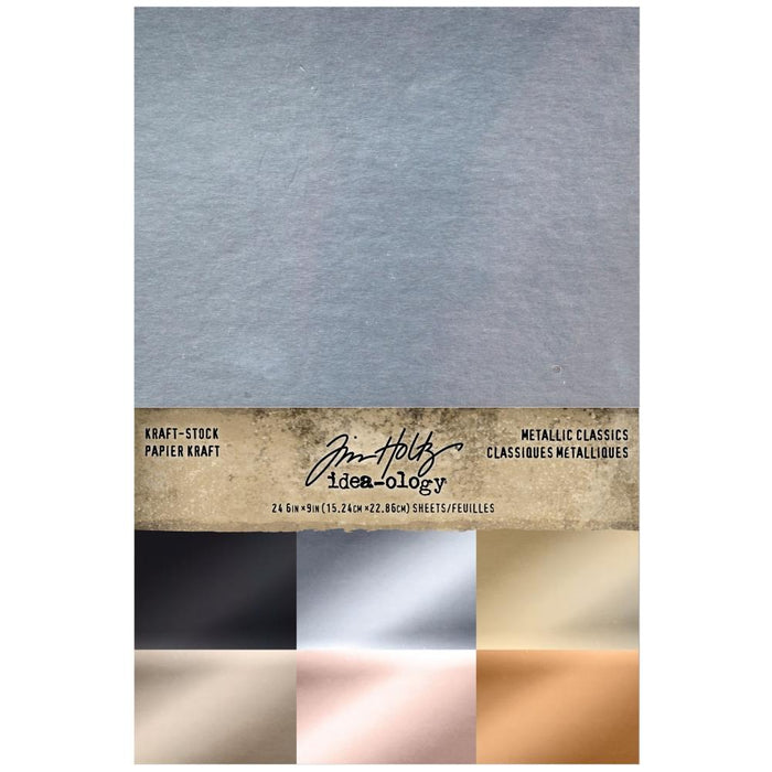 Tim Holtz Idea-ology - Kraft Stock Metallic Classics