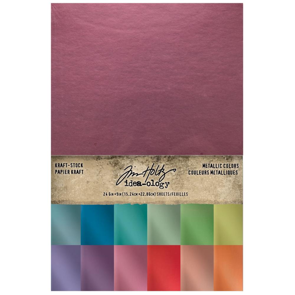 Tim Holtz Idea-ology - Kraft Stock Metallic Colors