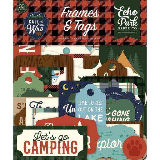 Echo Park Call Of The Wild - Ephemera Frames & Tags