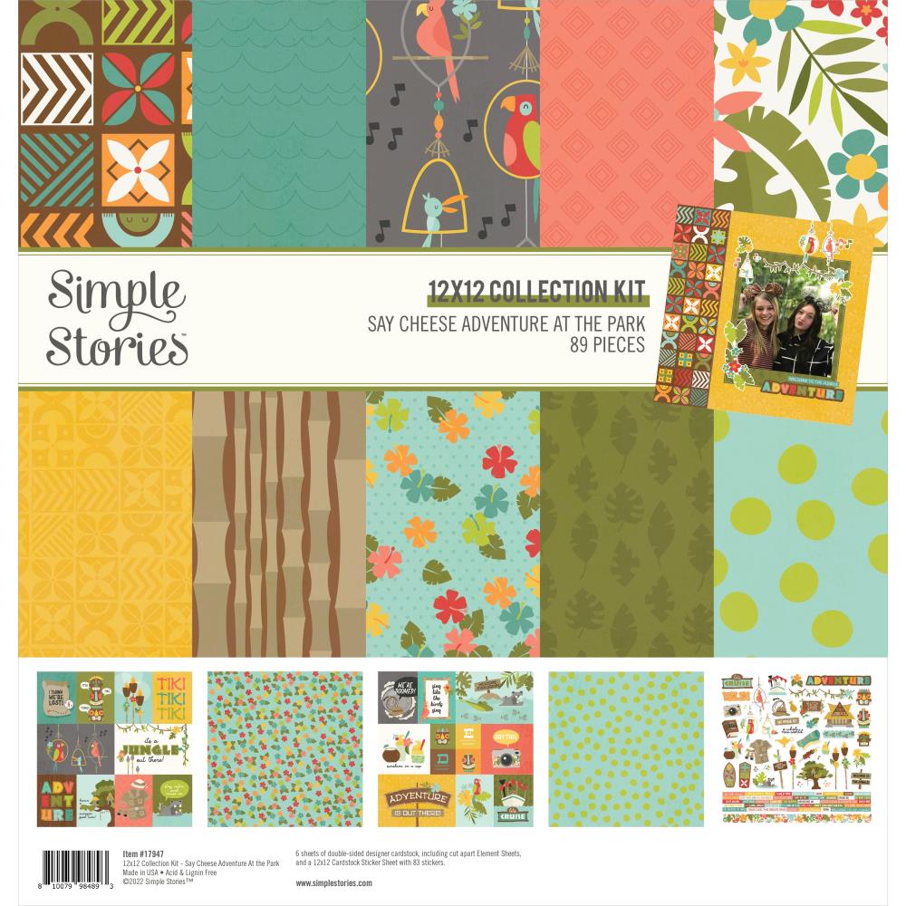 Simple Stories Say Cheese Adventure At The Park 12x12 Collection Kit — Papermaze 4124