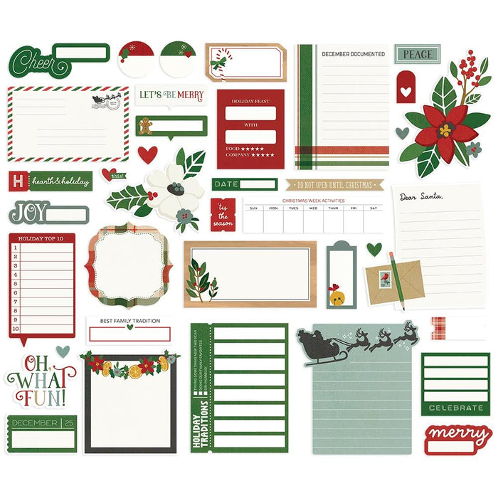 Simple Stories Hearth & Holiday - Journal Bits & Pieces