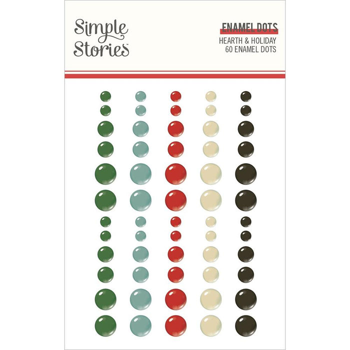 Simple Stories Hearth & Holiday - Enamel Dots