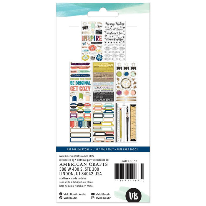 American Crafts Vicki Boutin Print Shop - Sticker Book