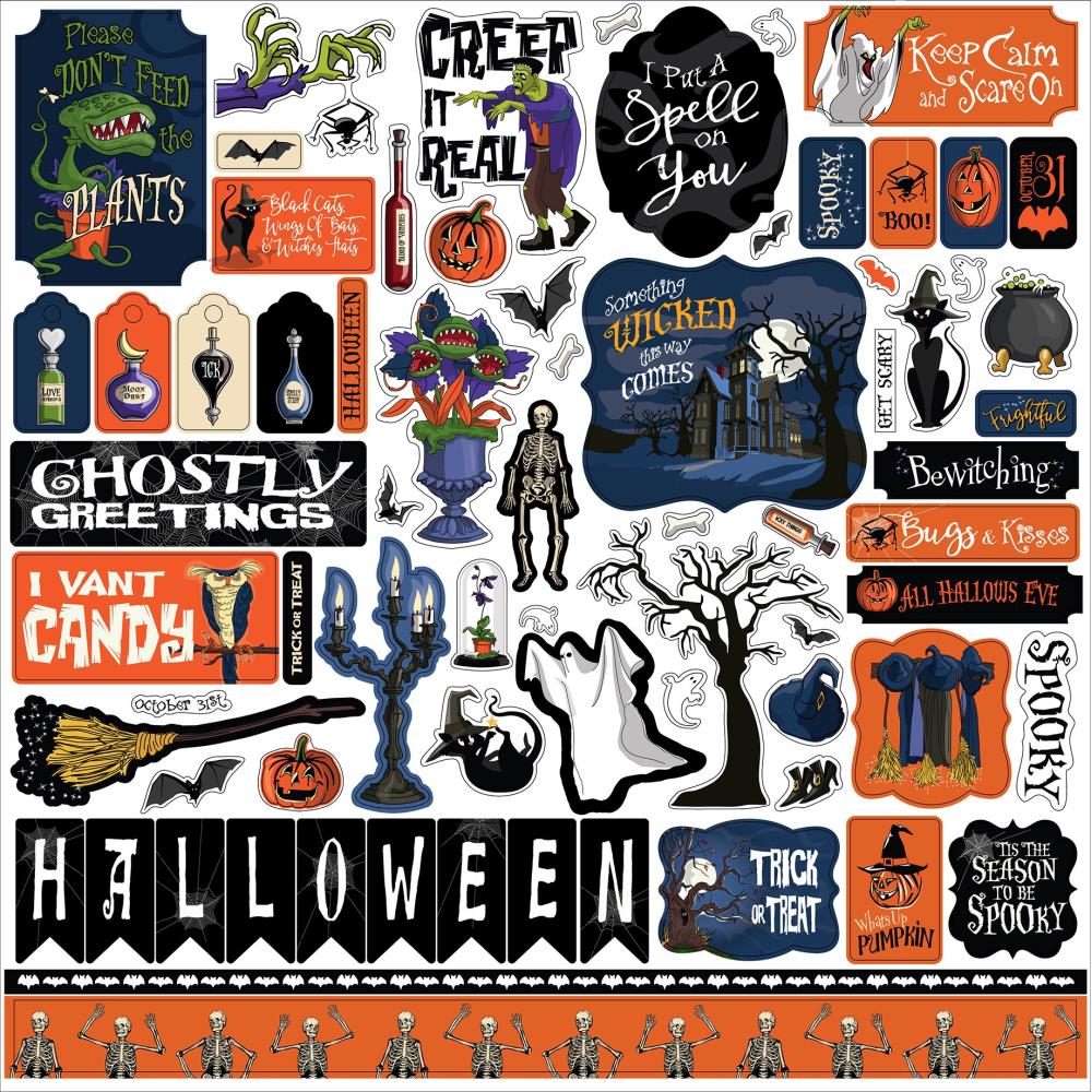 Carta Bella Hocus Pocus - Element Stickers