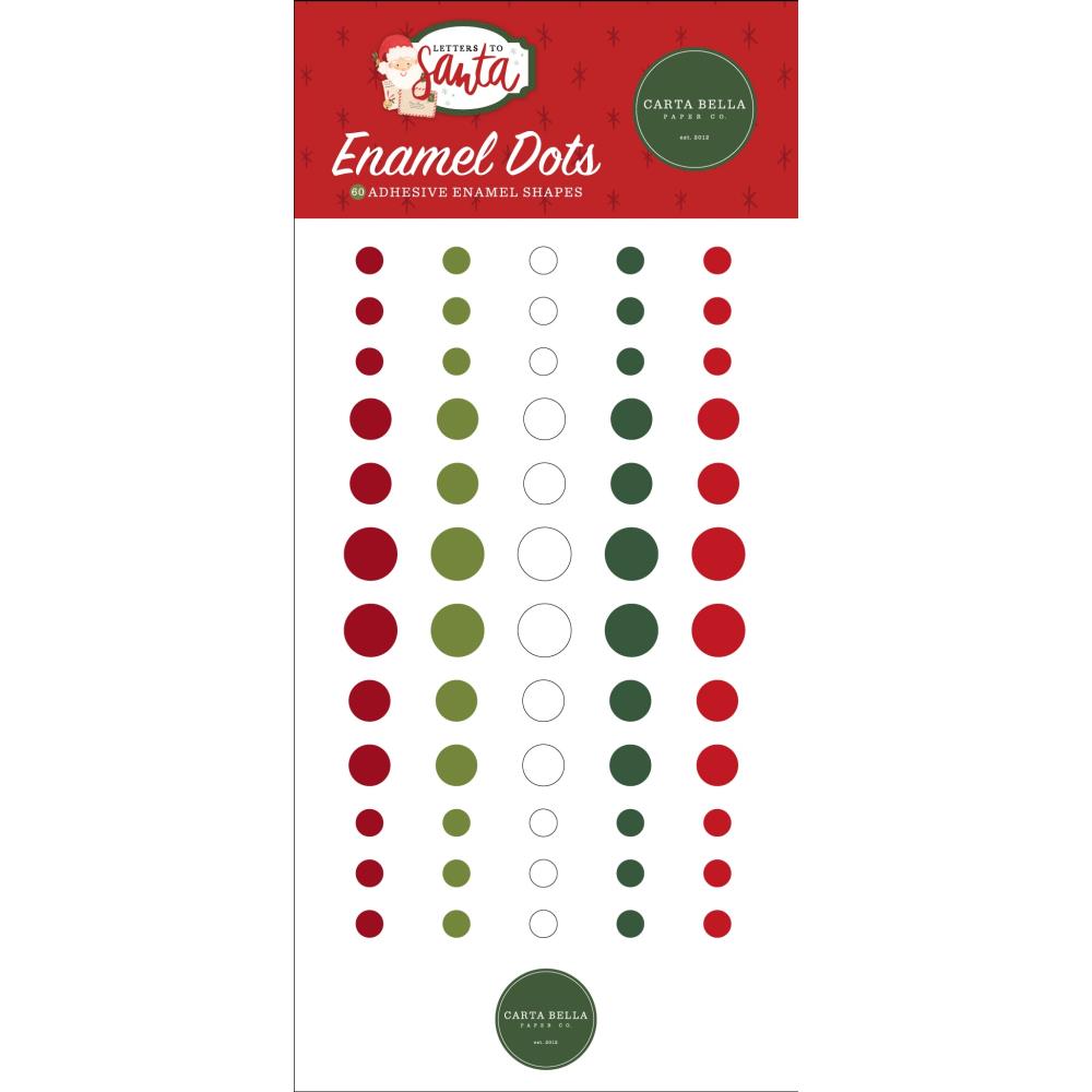 Carta Bella Letters To Santa - Enamel Dots