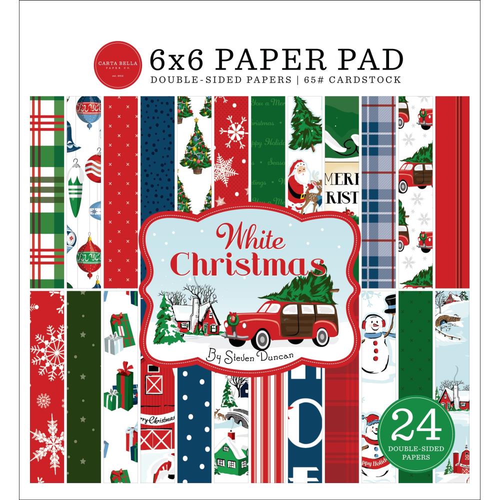 Carta Bella White Christmas - 6x6 Pad