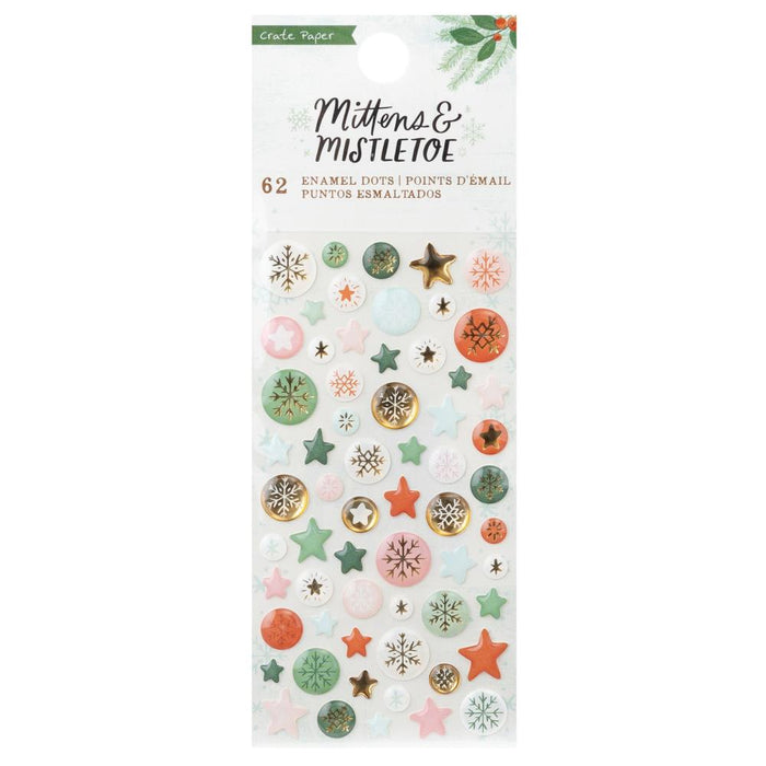 Crate Paper Mittens & Mistletoe - Enamel Dots