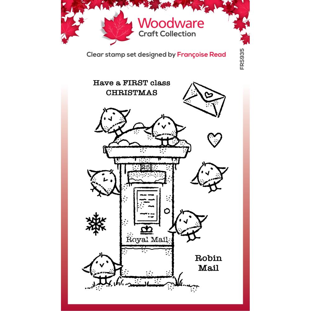 Woodware Clear Magic Stamp - Robin Post