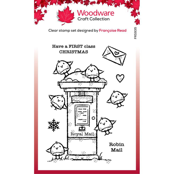 Woodware Clear Magic Stamp - Robin Post