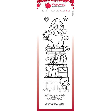 Woodware Clear Magic Stamp - Gnome Gifts