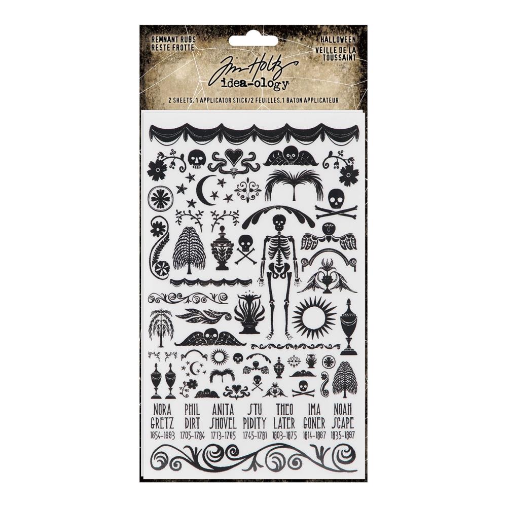 Tim Holtz Idea-ology - Remnant Rubs Halloween