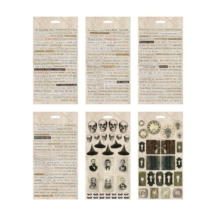 Tim Holtz Idea-Ology - Halloween '22 Sticker Book Curiosities