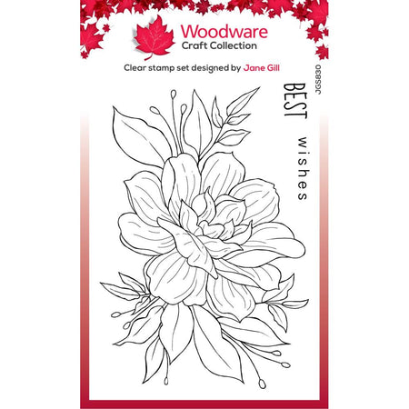 Woodware Clear Magic Stamp - Gardenia