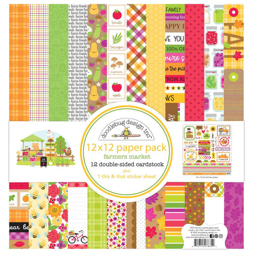 Doodlebug Design Farmers Market - 12x12 Paper Pack