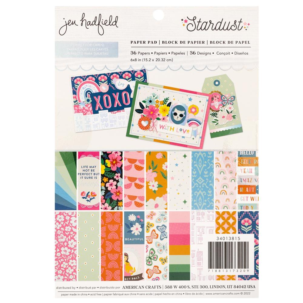 American Crafts Jen Hadfield Stardust - 6x8 Pad