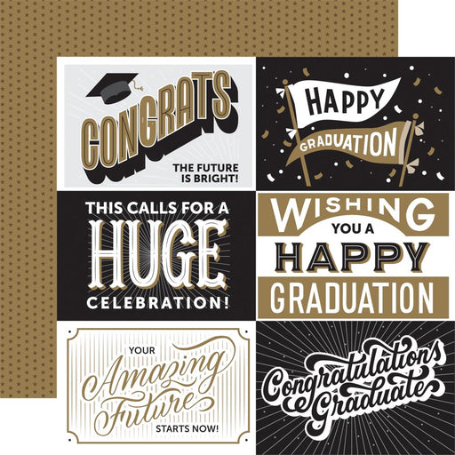 Echo Park Graduation - 6x4 Journaling Cards