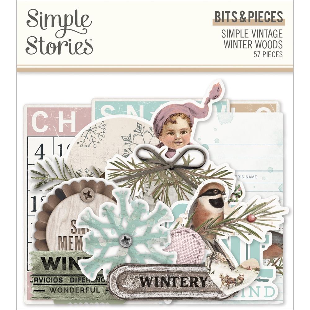 Simple Stories Simple Vintage Winter Woods - Bits & Pieces