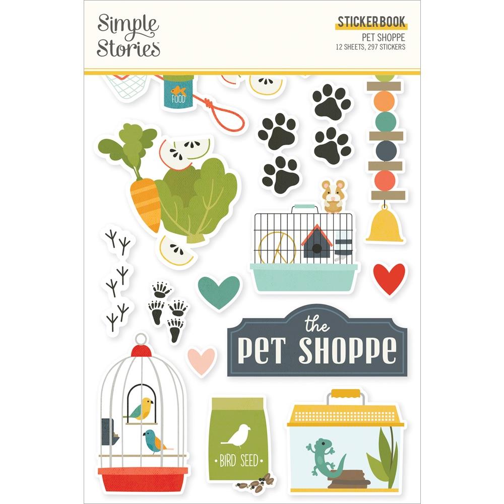 Simple Stories Pet Shoppe - Sticker Book