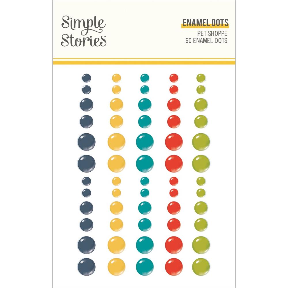 Simple Stories Pet Shoppe - Enamel Dots