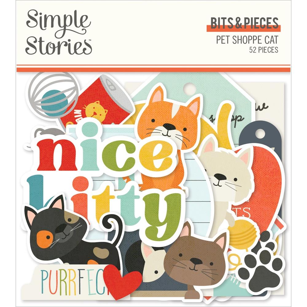 Simple Stories Pet Shoppe Cat - Bits & Pieces