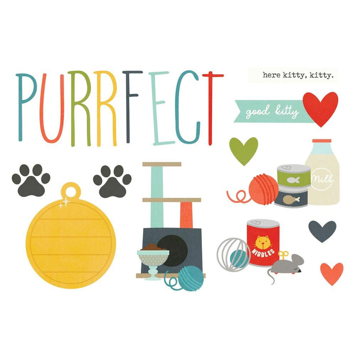 Simple Stories Pet Shoppe Cat - Page Pieces