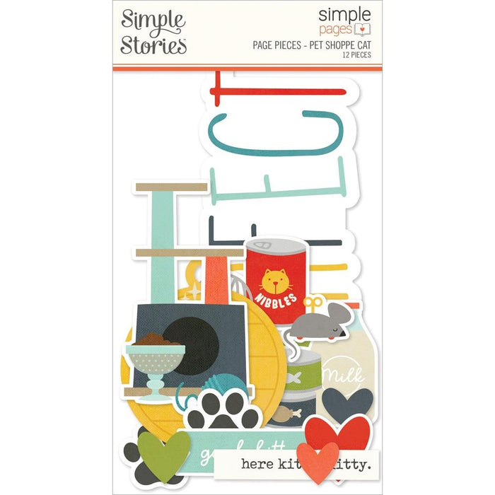 Simple Stories Pet Shoppe Cat - Page Pieces