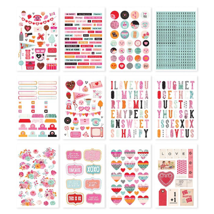 Simple Stories Heart Eyes - Sticker Book