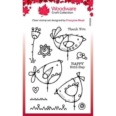 Woodware Clear Magic Stamp - It's A Bird Day