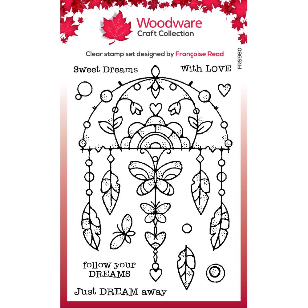 Woodware Clear Magic Stamp - Garden Dream Catcher