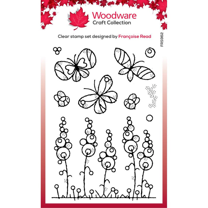 Woodware Clear Magic Stamp - Garden Border